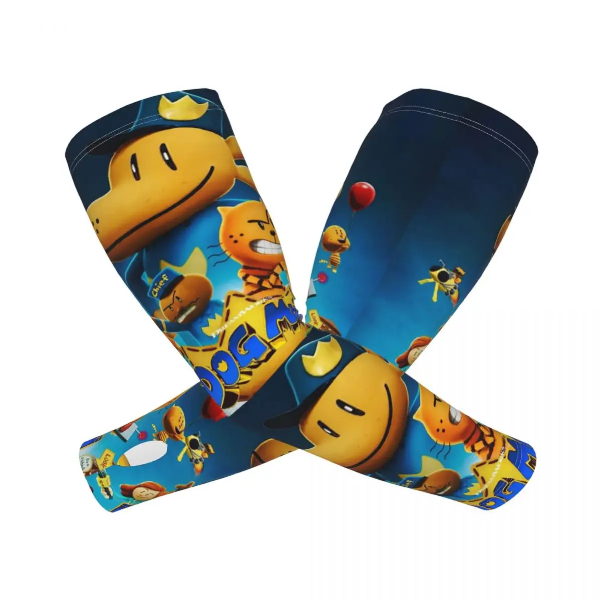 الكلب رجل Dogman فيلم 2025 الهزلي في الهواء الطلق أكمام أذرع تبريد الشمس الأشعة فوق البنفسجية غطاء للحماية الصيف الحرير الجليد الدراجات أكمام الوشم