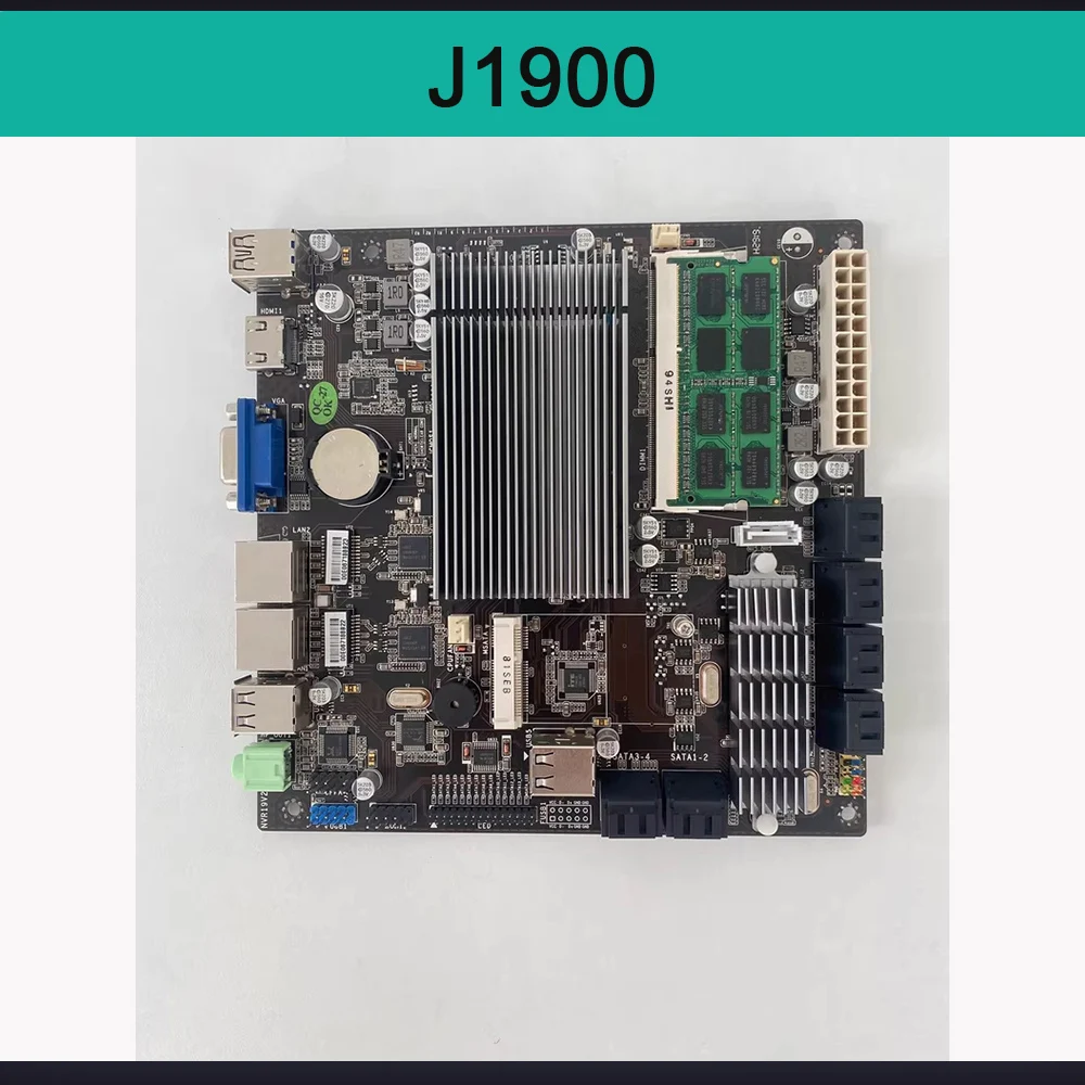 

For Snail interstellar Dual Gigabit i211 Network Port Motherboard J1900