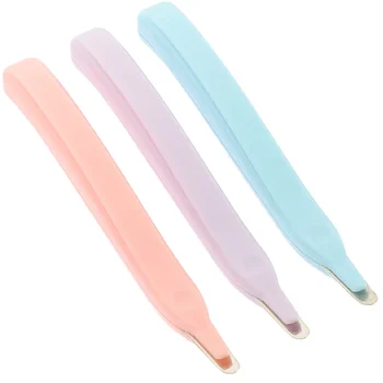 3 pçs extrator de grampo curvo portátil removedor de grampos de escritório ferramenta de remoção de grampos acessório de escritório