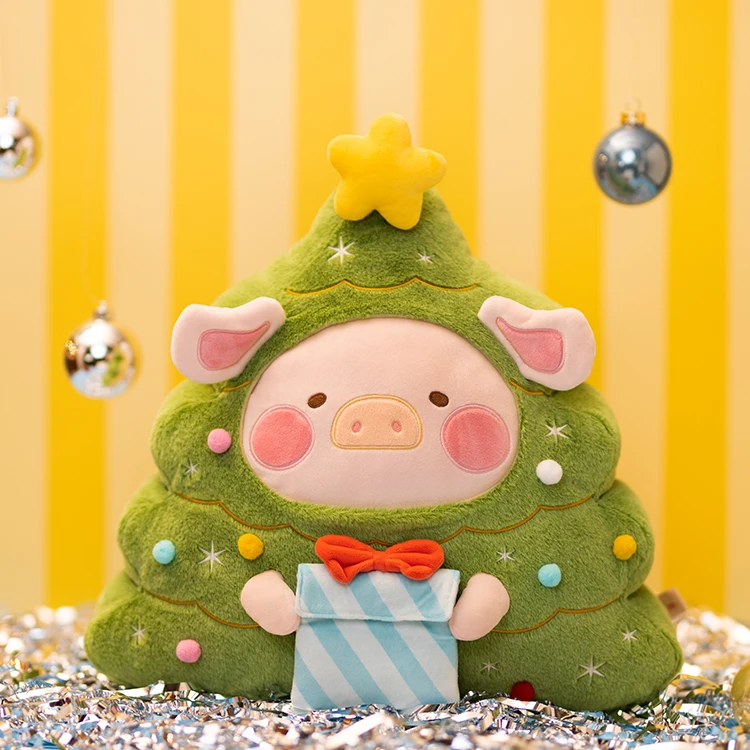 

LULU The Piggy Merry Christmas Series подвеска Плюшевая Кукла милый аниме персонаж кукла рука Kawaii Рождественские подарки для девочек