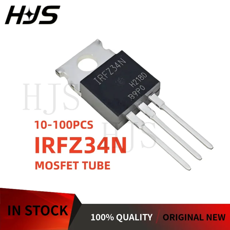 10-100PCS Brand New IRFZ34N IRFZ34 Z34N TO-220 MOSFET Field effect Transistor
