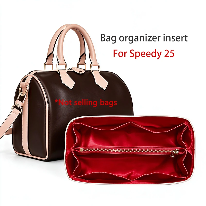 Tyvek Organizer Insert For Speedy 20 Waterproof Durable Gift Ykk Zipper Pocket Lightweight Washable Anti-scratch Bag Accessories