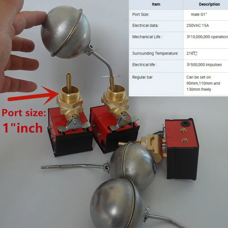 Stainless Steel Steam Generator Level Control/Boiler Float Level Switch/Stainless steel float ball switch,controller