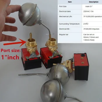 Control de nivel del generador de vapor de acero inoxidable/interruptor de nivel de flotador de caldera/interruptor de bola de flotador de acero inoxidable, controlador