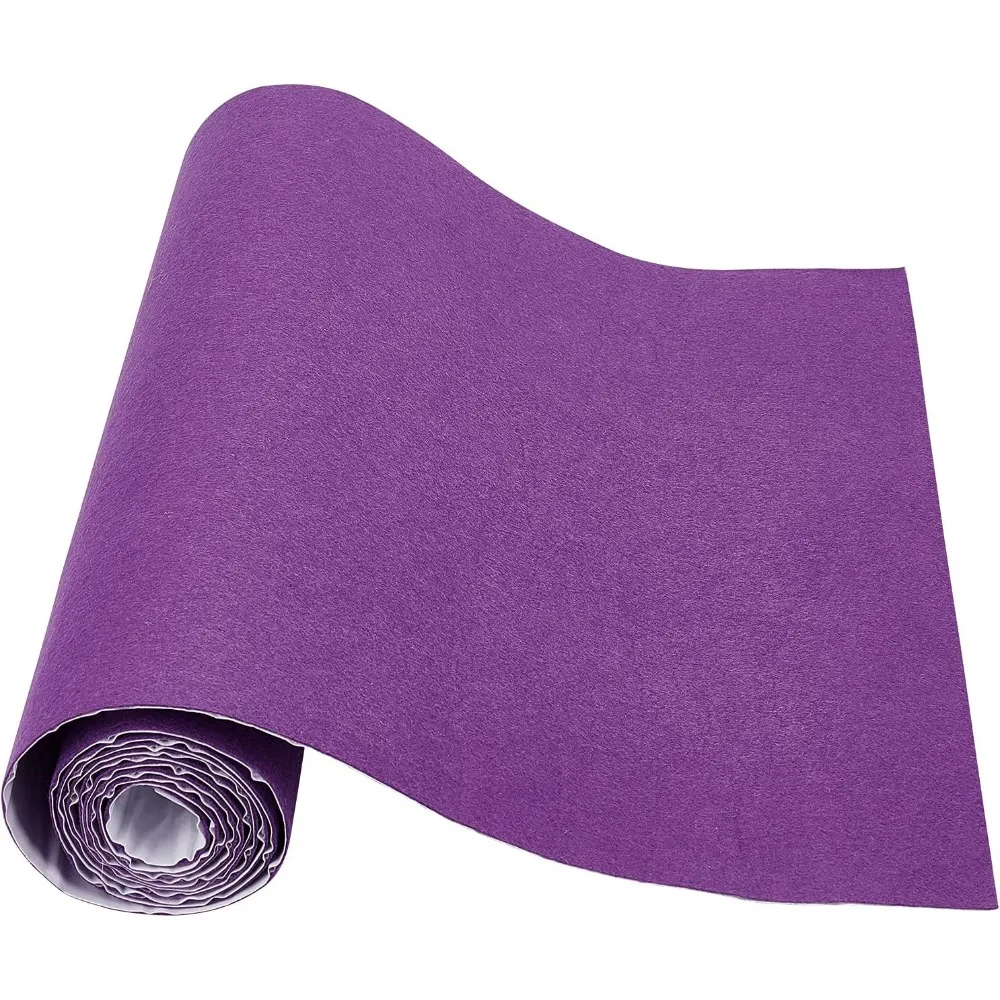 15.7x78.7(40cmx2m) Self-Adhesive Felt Fabric Purple Jewelry Box Lining for Halloween Christmas Decoration