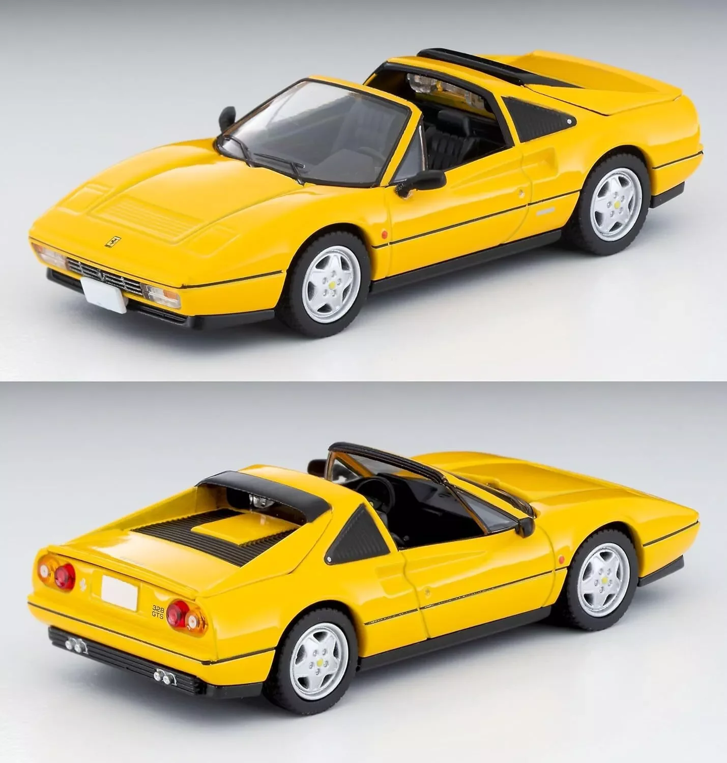 [TOMICA LIMITED VINTAGE NEO 1/64] 328GTS Late version (Yellow) Diecast Model Car Collection Limited Edition Hobby Toys