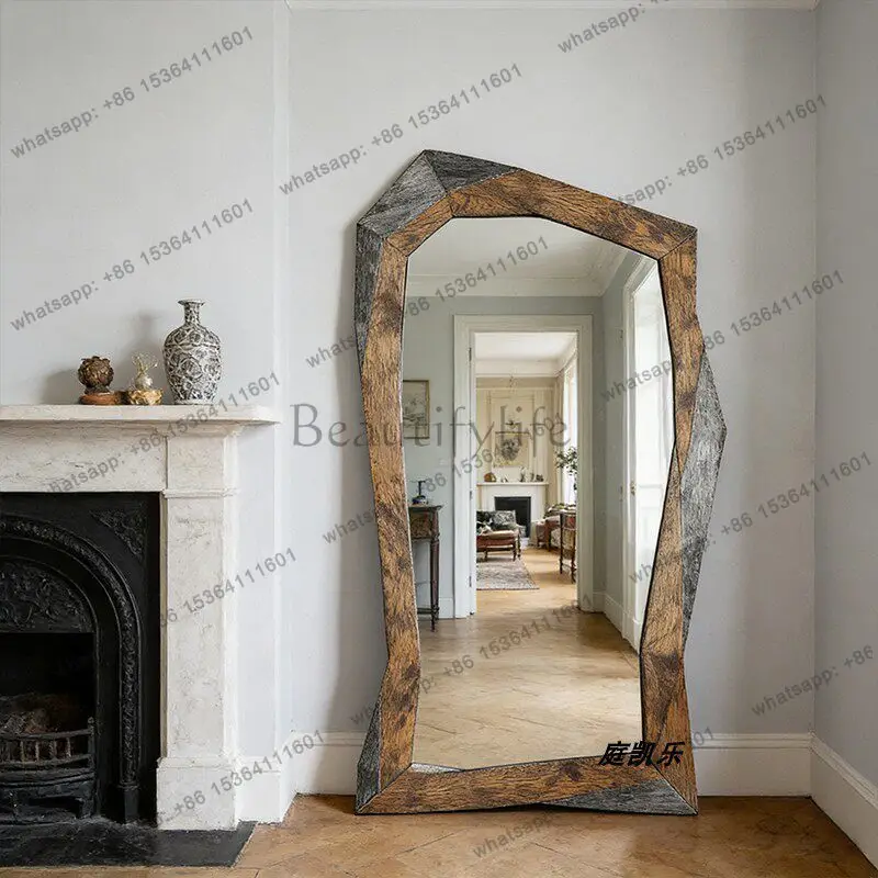 ld Nordic Luxury Decorative Mirrors Aesthetic Big Square Design Mirrors Full Body Living Room Specchi Decorativi Home Decor