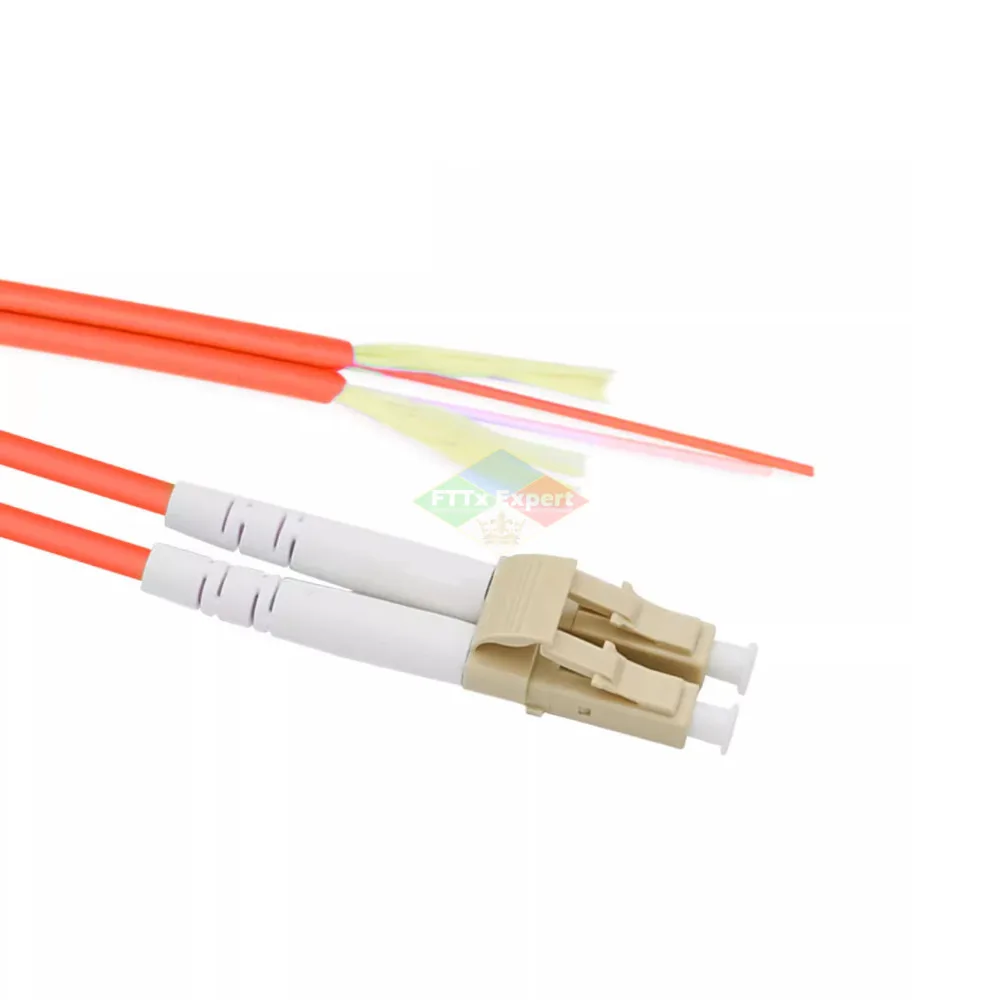 10pcs/lot Duplex Multimode LC UPC to LC UPC optical fiber patch cord 2.0 or 3.0mm fiber jumper