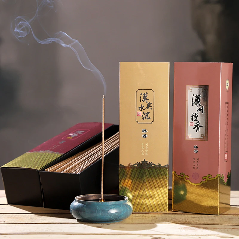 High End Sandalwood Laoshan Agarwood Stick Incense Gift Box Home Indoor Aromatherapy Meditation Buddha Incense Soothe The Spirit