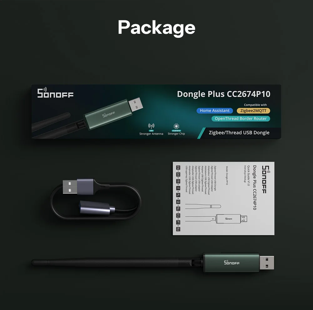 SONOFF Dongle-PP10 Dongle Plus CC2674P10 Zigbee/Thread USB-Dongle Flaggschiff Dual-Protokoll-Leistung Kompatibel mit Zigbee2MQTT OTBR – Detail 12
