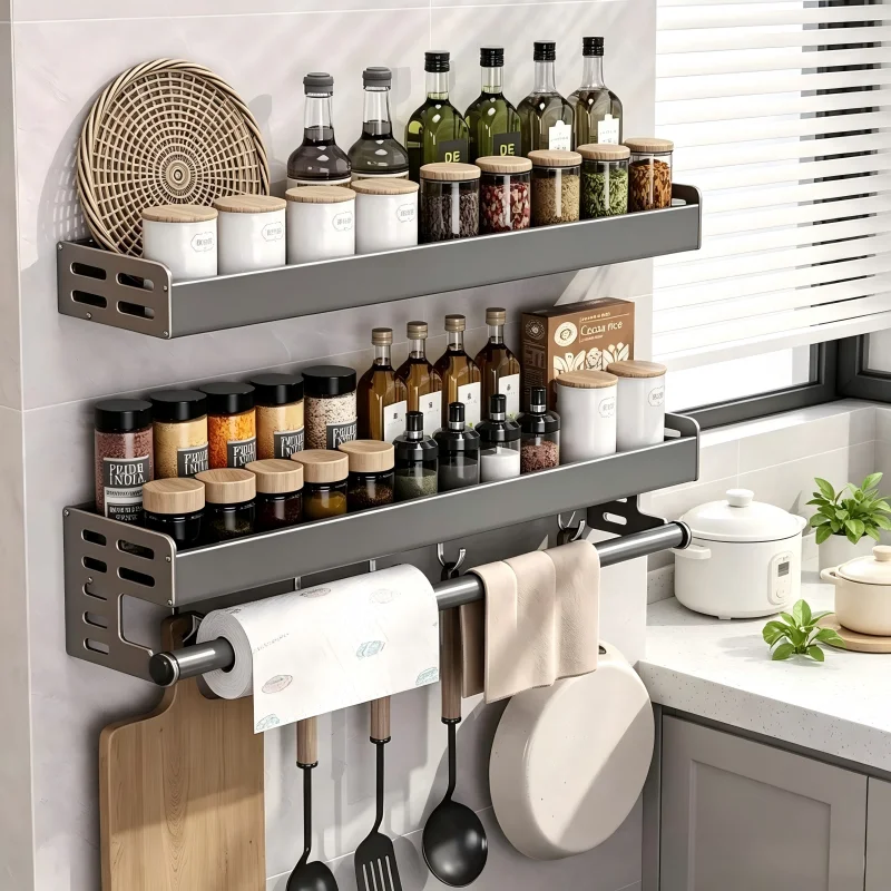 Scaffale da Cucina in Allumini - Spice Jar Labels recensione e prezzo