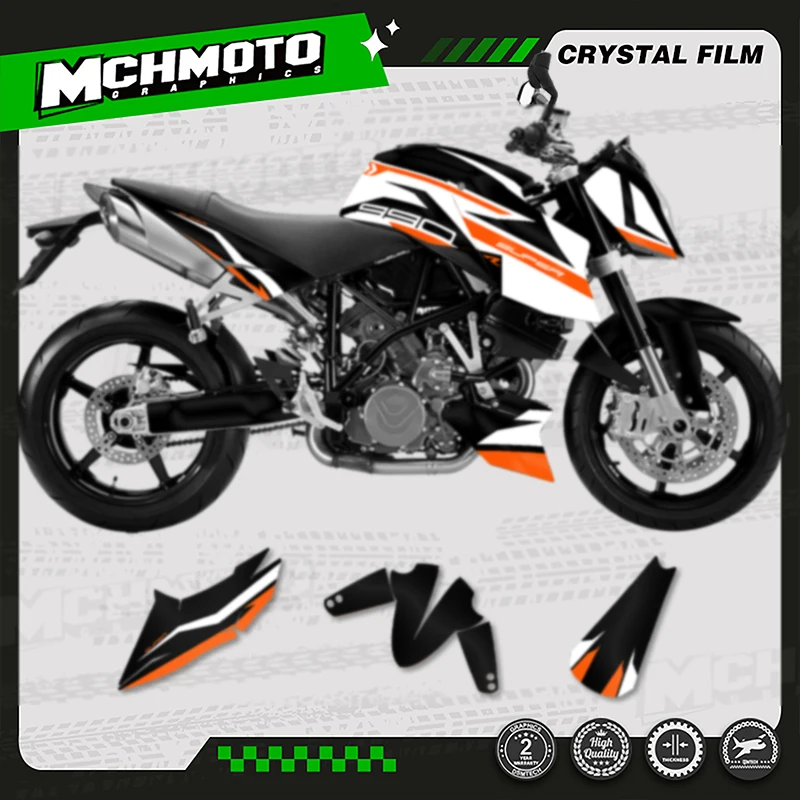 

MCHMFG New Style Motorcycle Graphics Background Decals Stickers Kit for KTM DUKE 990R 2007-2013 990 2005-2016