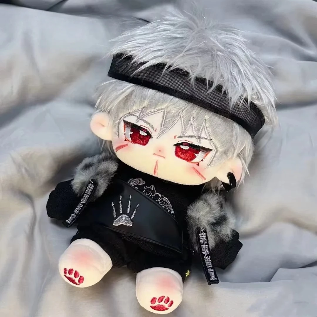 Anime atributo Tobirama guapo niño muñeco de peluche cuerpo vestir peluche juguetes figuras 20cm Cosplay regalo Navidad