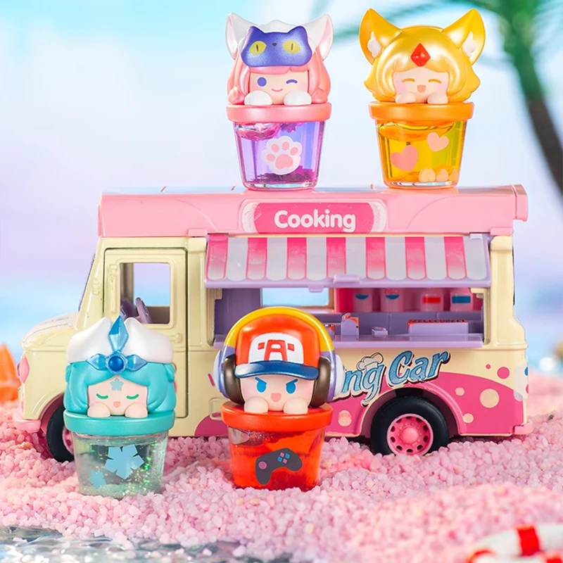 

MOETCH King of Glory Special Drink Series Fun Beans Mini Bean Trendy Toy Blind Box Doll Action Figure Mysterious Box Girl Gift