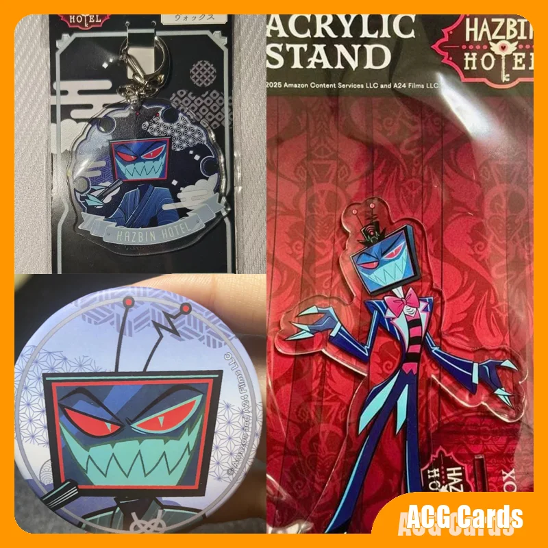 

Бейдж-подставка Vox Hazbin Hotel, оригинальный дизайн Rigu Hell Inn, «Очень злой босс», японская версия, отличный подарок