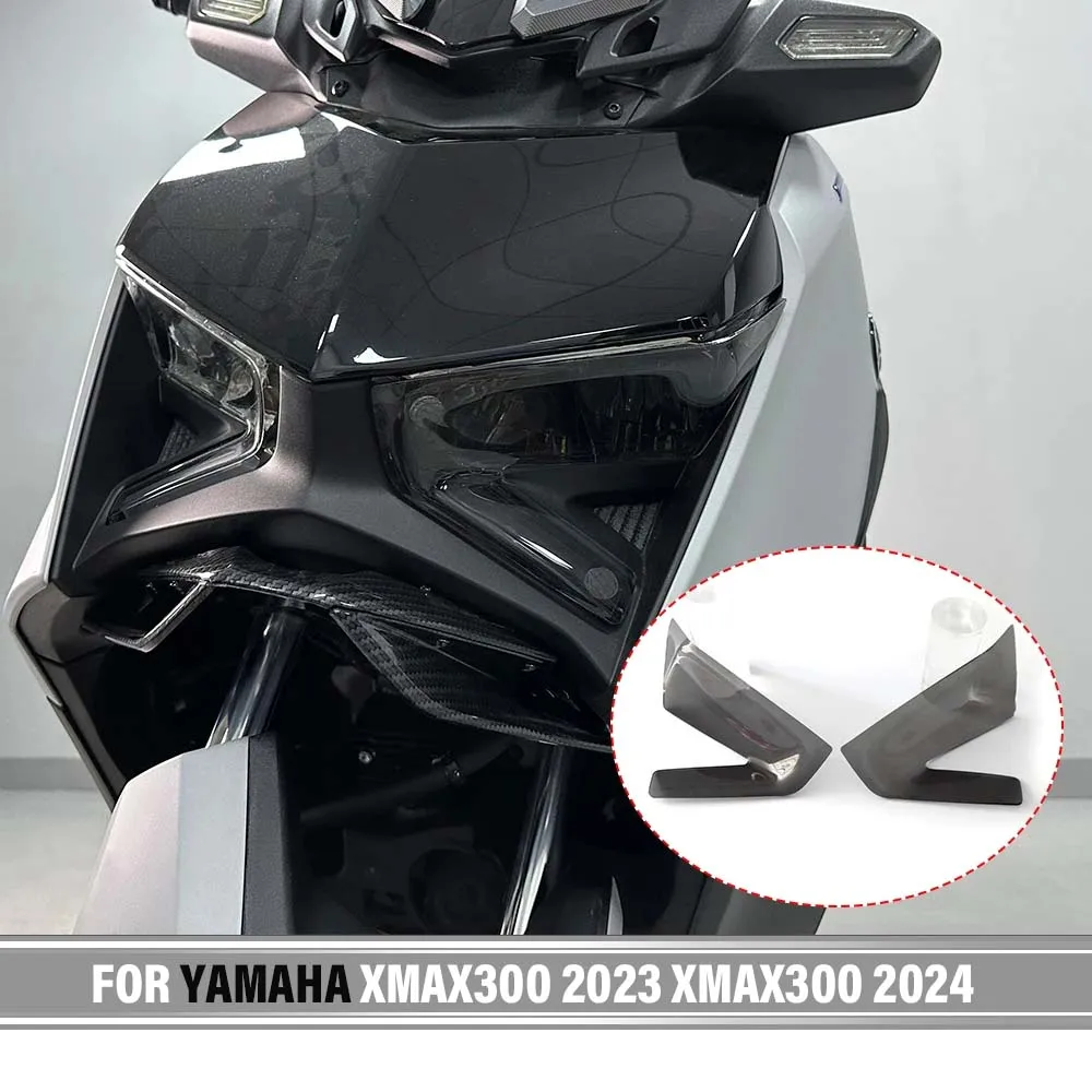 2024 2023 Motorcycle Front Headlight Light Lamp Screen Protector Guard Cover Acrylic Lens For YAMAHA XMAX 300 XMAX300 2023 2024