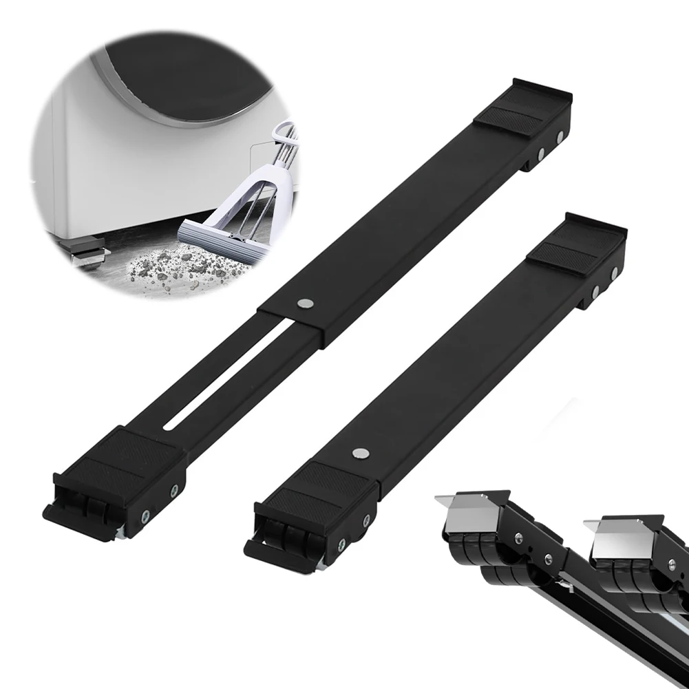 

24 Wheel Washing Machine Support Stand Multifunctional Washing Machine Base Holder Mobile Roller Bracket for Kitchen Bathroom