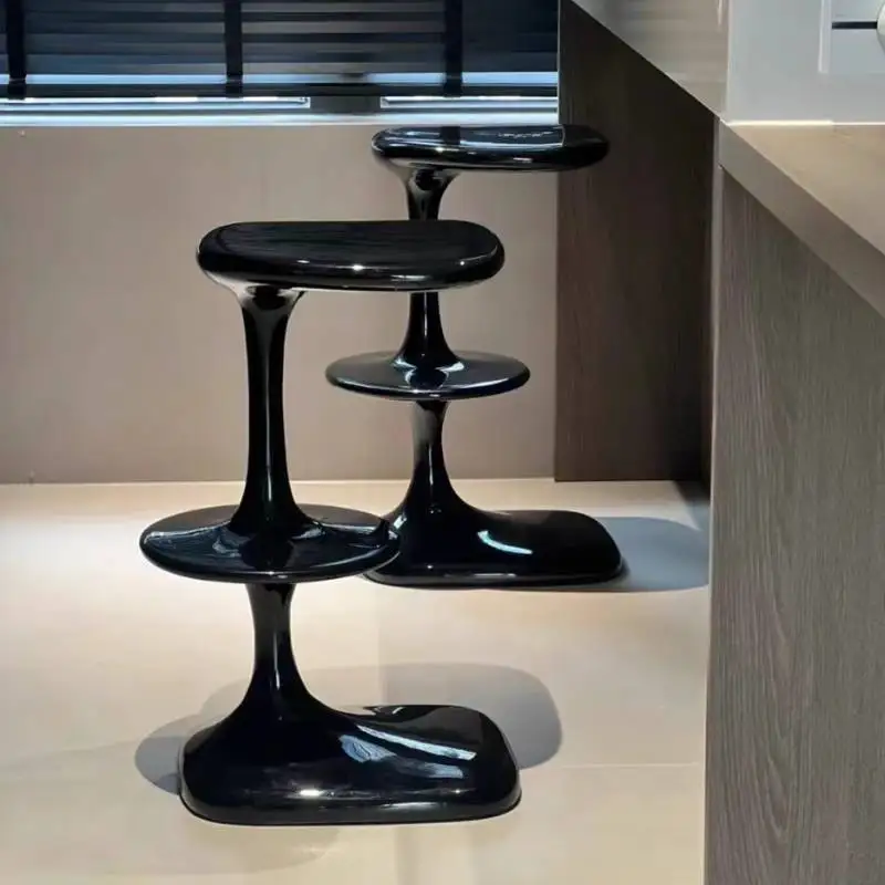

For Minimalist Nordic Bar Stools Black Design Unique Sturdy Modern Kitchen Bar Stools Ergonomic White Sillas De Comedor Furnitur