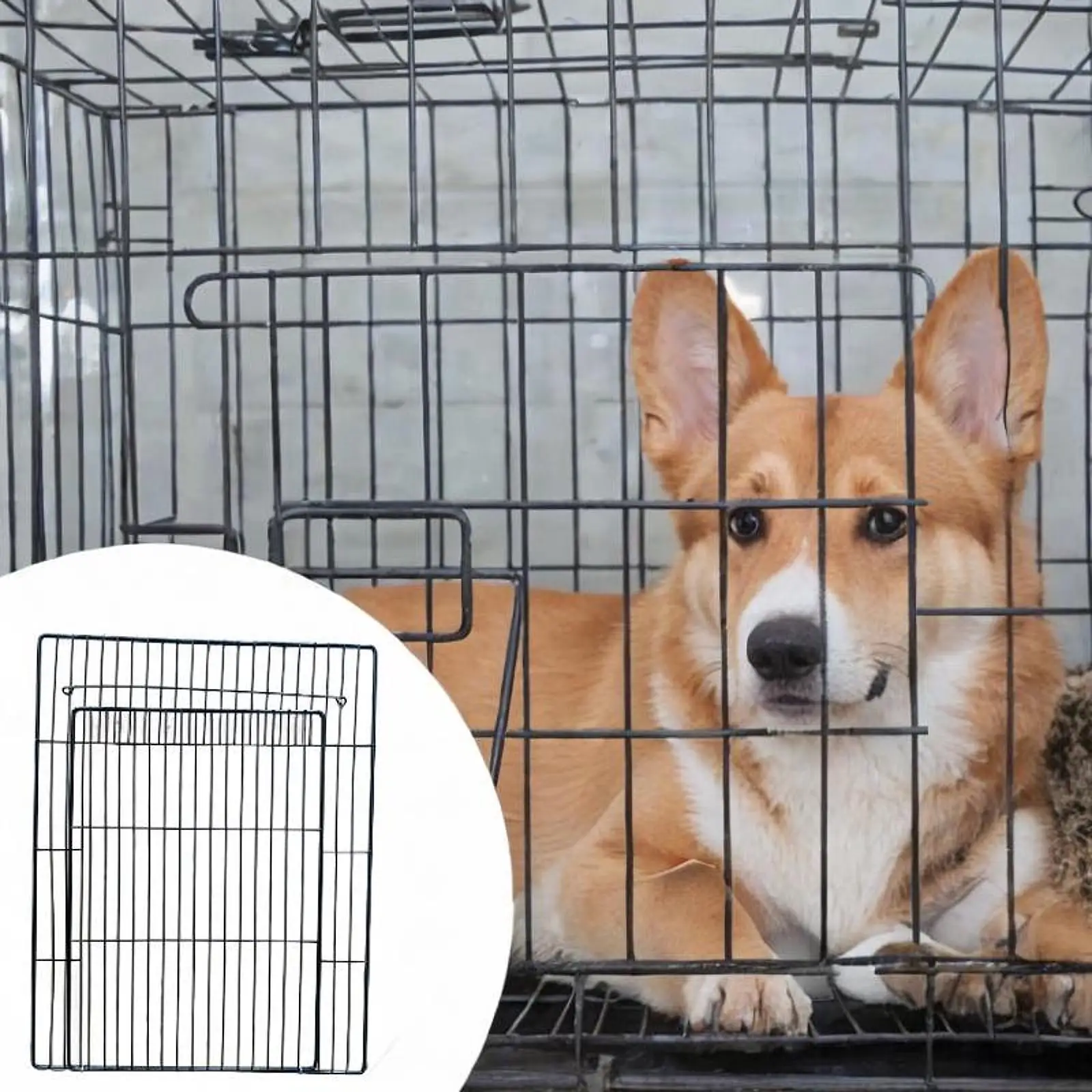 Pets Playpen Door Small Animal Barrier Protector Exercise Pen Indoor Pet Fence Puppy Fence Gate for Hamster Bunny Teddy Kitten