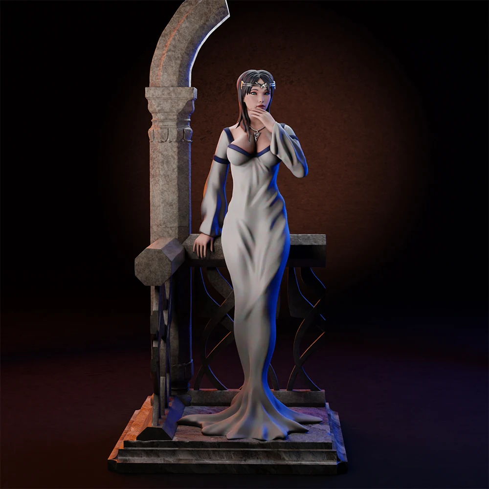 

1/24 NSFW Arwen, балконная серая фигурка из смолы, игрушка, неокрашенная кукла GK, в разобранном виде, 3D принт, сборка, миниатюрная игрушка-статуя