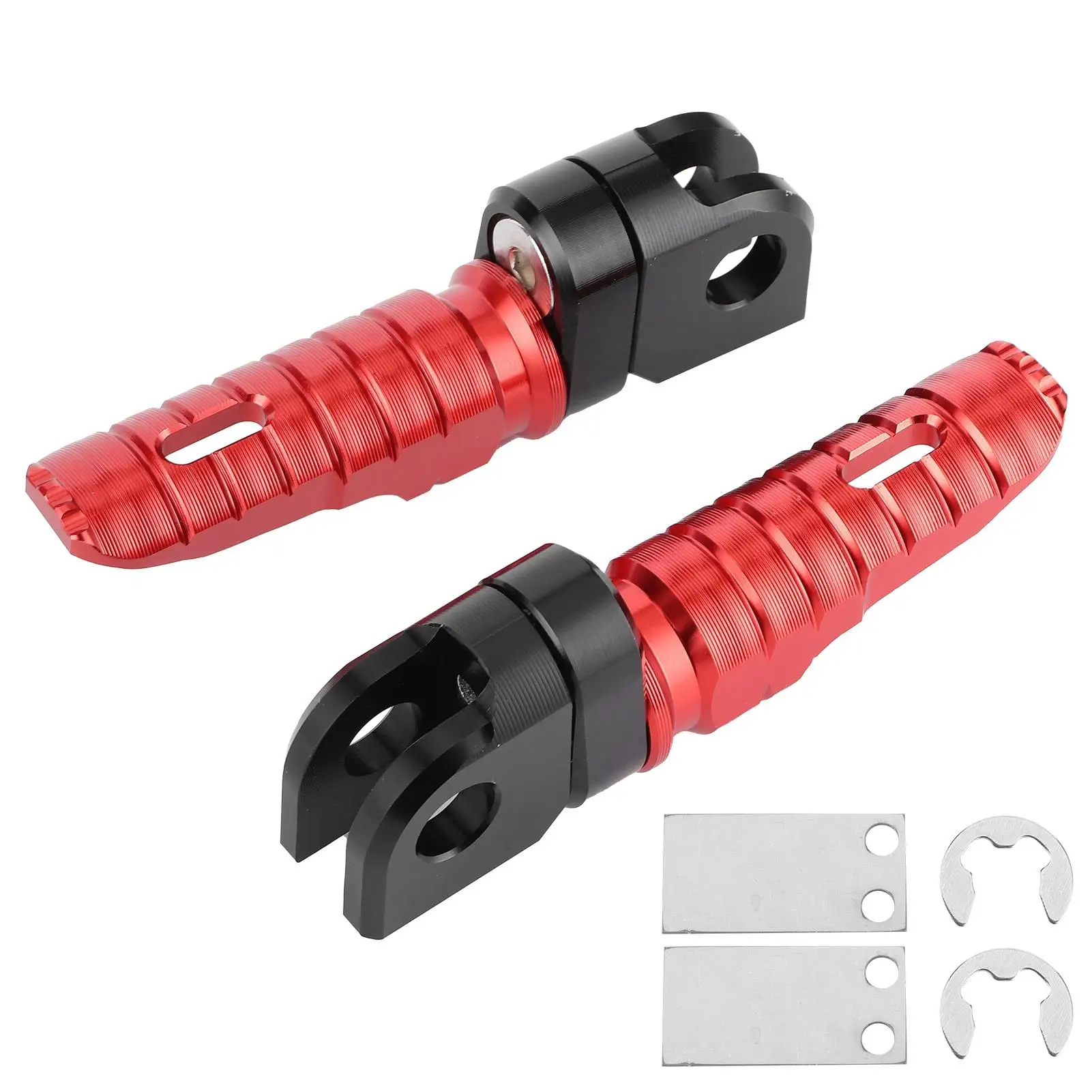 Front Foot Pegs Aluminum Alloy Foot Pedals for Kawasaki Ninja Z125 PRO Z250/SL Z400 Z900 Motorcycle Accessory