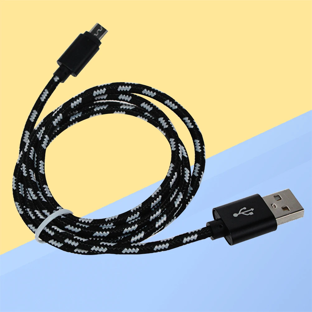 

Micro USB Cable Wear-resistant for S7 Fast Charging Sync Cord Nylon Braided Pure Copper Core 2A Current