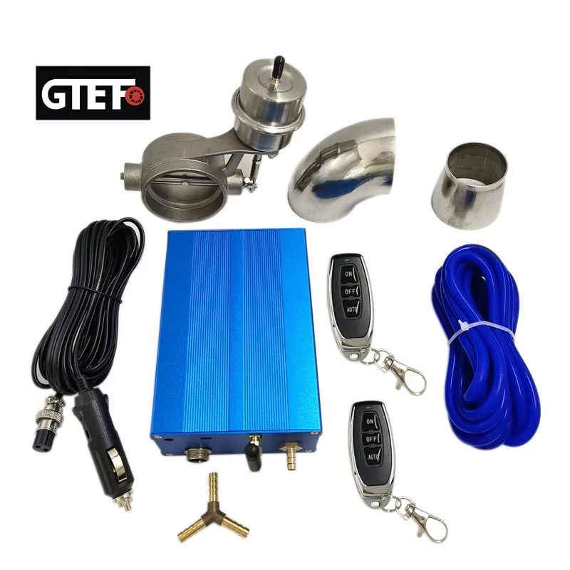 

GTEFO 1Set Universal Vaccum Pump Control Car Wireless Remote Controller Switch Exhaust Valve System 2" 2.35" 2.5" 2.75" 3"