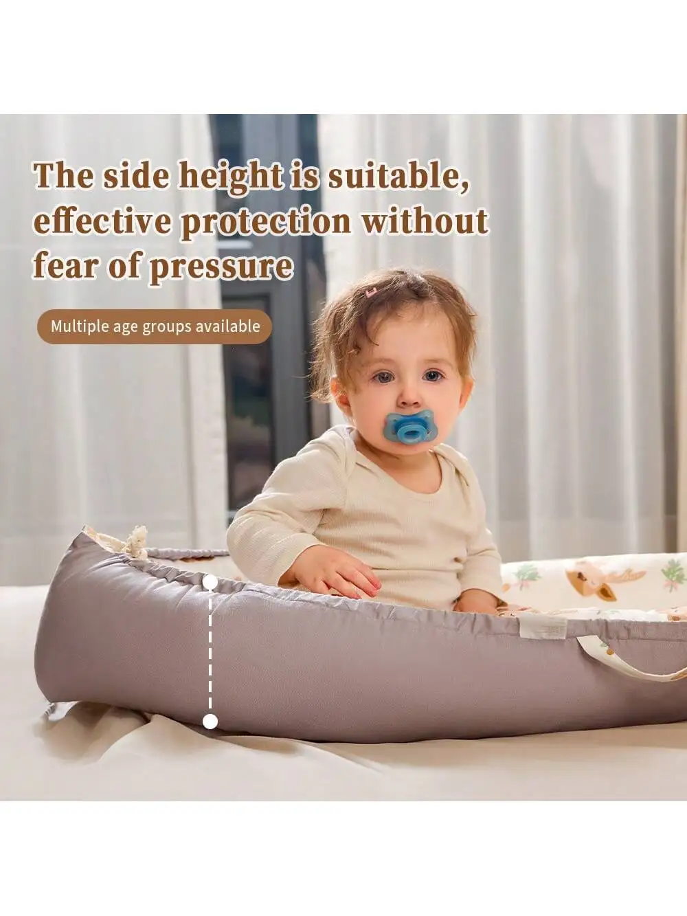 Baby Nest Portable Newborn Travel Bed Breathable Baby Lounger For Boys Girls Infant Carrycot