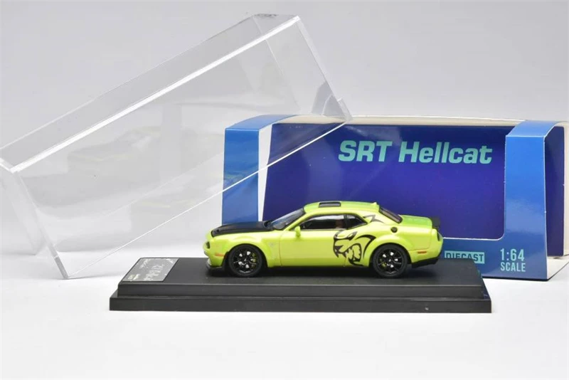 SH 1/64 Dodge SRT Hellcat Legierung Spielzeug Kraftfahrzeug Druckguss Metall Modell Geschenke