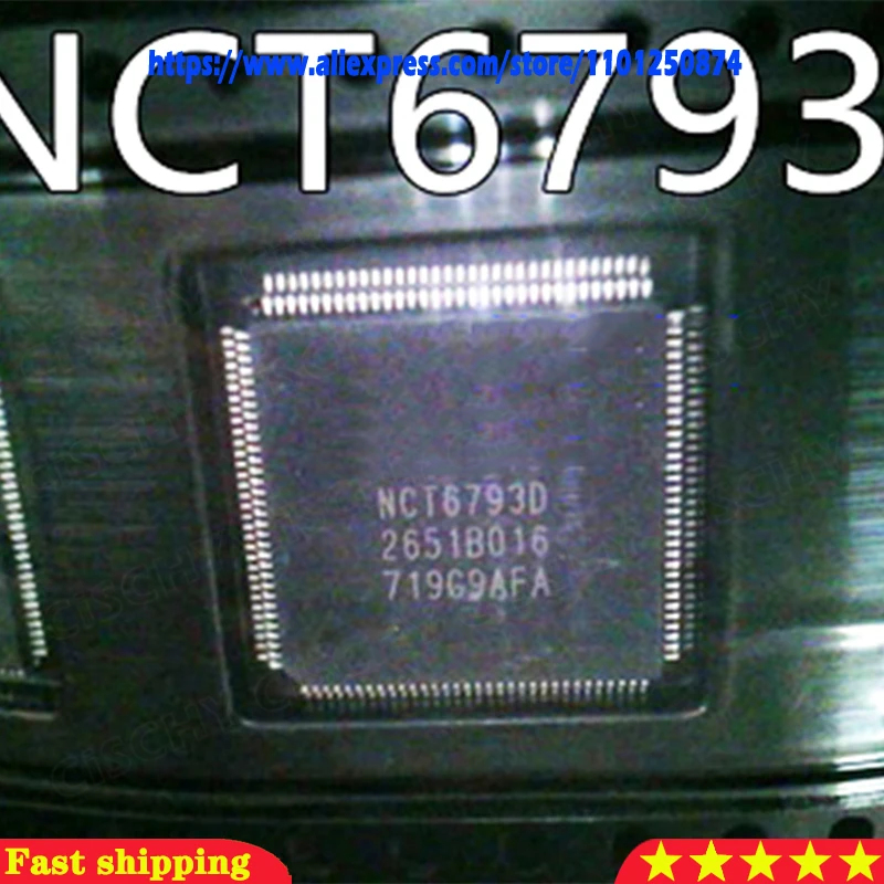 

5pcs/lot NCT6793D NCT6793 NCT6793D-M QFP-128