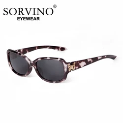 SORVINO Luxury Women Sunglasses Famous Brand Designer UV400 Polarized Sun Glasses With Butterfly Logo