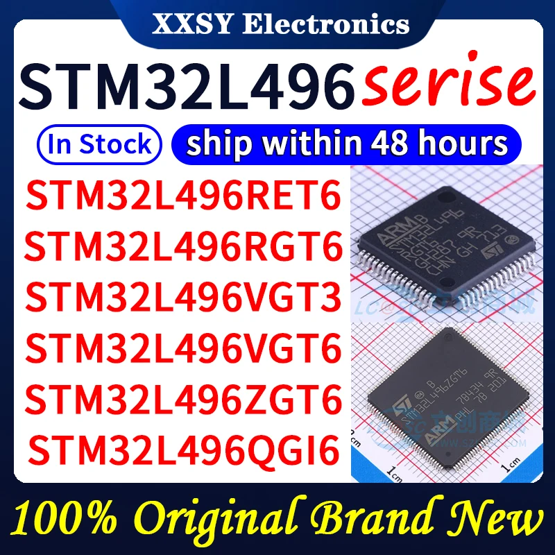 

STM32L496RET6 L496RGT6 STM32L496VGT3 STM32L496VGT6 STM32L496ZGT6 STM32L496QGI6 In stock 100% Original and New