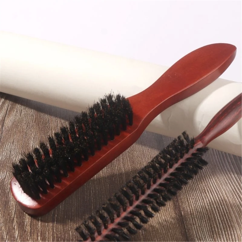 فرشاة اللحية بشعيرات الخنزير، فرشاة الشعر، مشط Slimline، تصفيف الشعر، StyleTool 918D