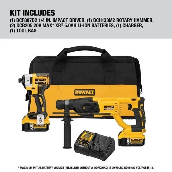20V MAX Combo Kit, 2 Tools