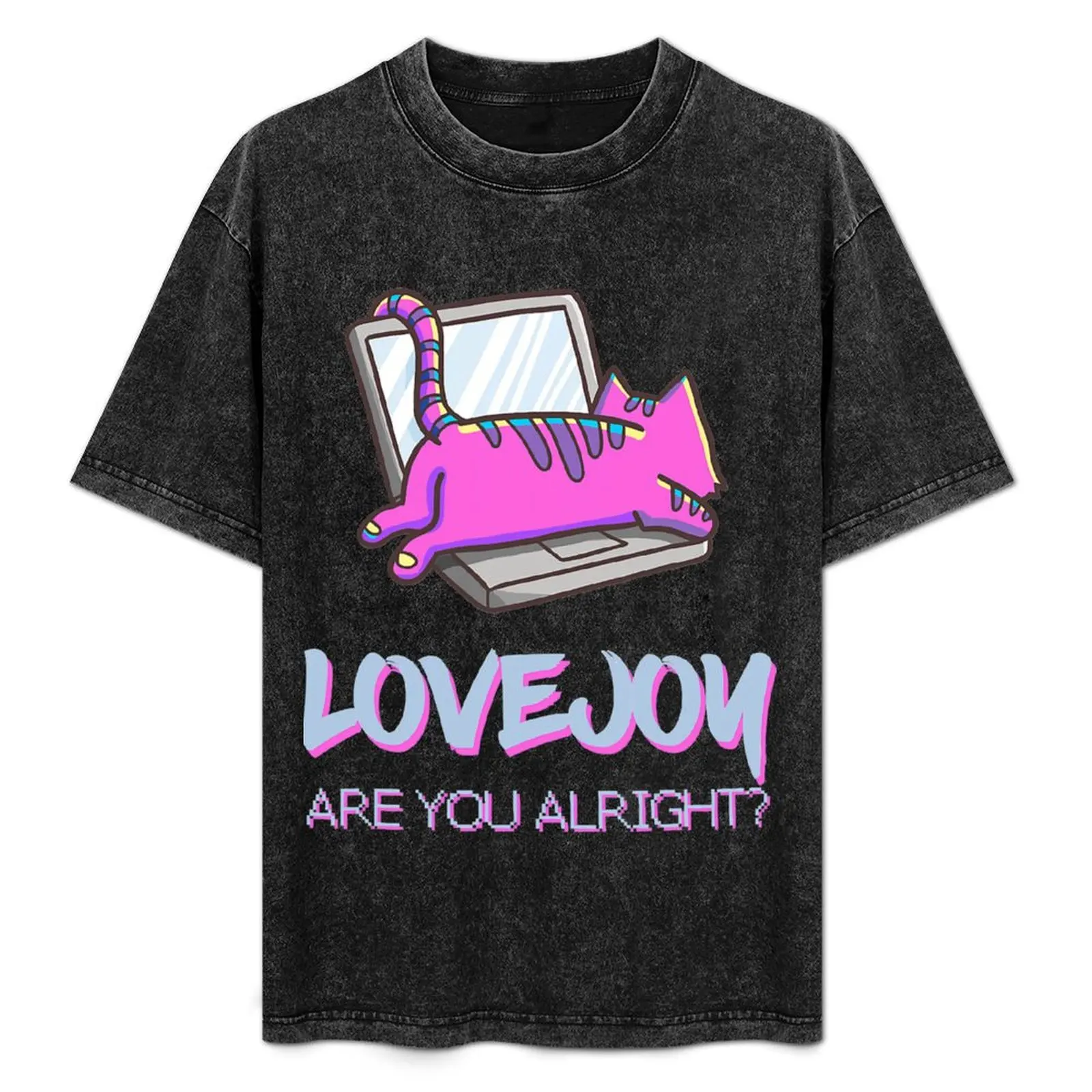 

Lovejoy Merch Wilbur Soot Bored Cat T-Shirt Basic Simple Design Short Sleeve Shirt