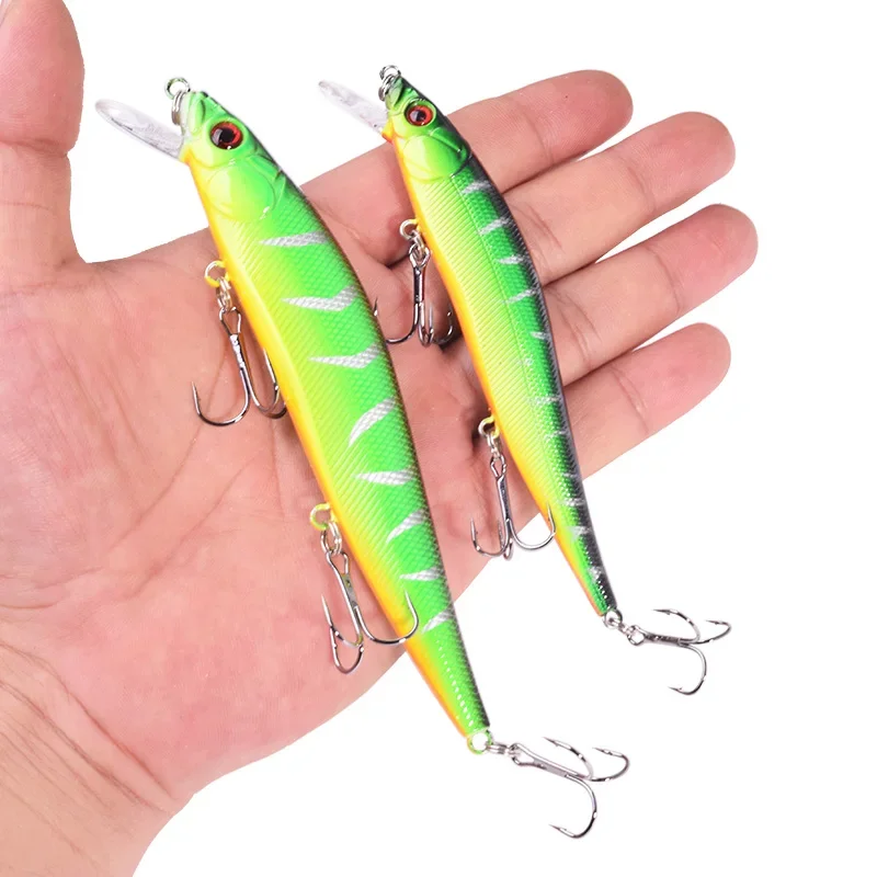 1 Pc Floating Diving Fishing Lure 14g 23g Sinking Minnow Wobblers Artificial Hard Bait with Triple Hook for Bass Pike Crankbait