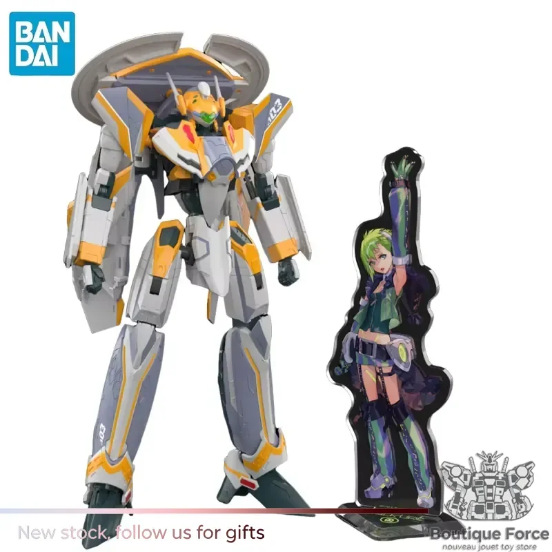 

BANDAI Macross Delta VF-31E SIEGFRIED Chuck Mustang Use Deluxe Set HG 1/100 Anime Action Figure Assembly Model Toy