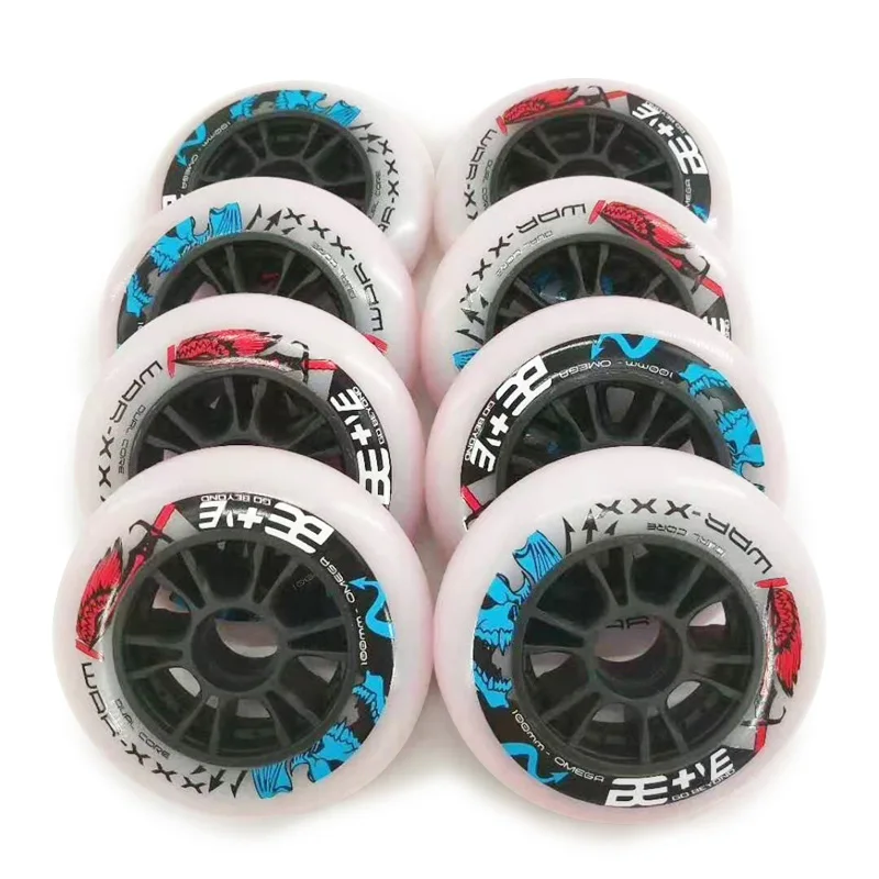 

BE+VE Speed Skate Wheels WAR XXX dual-hardness XX Firm 85A Tires Race Skating Professional Wheel 125mm 110 100 90mm GO BEYOND