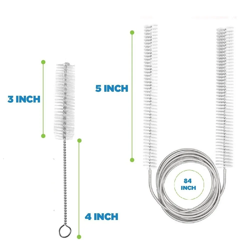 CPAP Cleaner Brush Supplies Fits CPAP Mask & Hose Cleaning Brush Kit Suitable for ResMed/Philips Machines Tubing 22mm &19mm