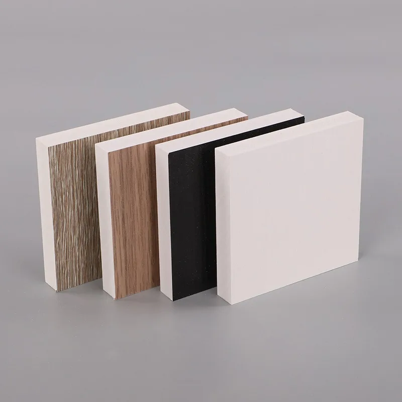 Wood grain matte surface laminated PVC foam board 15mm 18mm, suitable for kitchen and bathroom cabinets