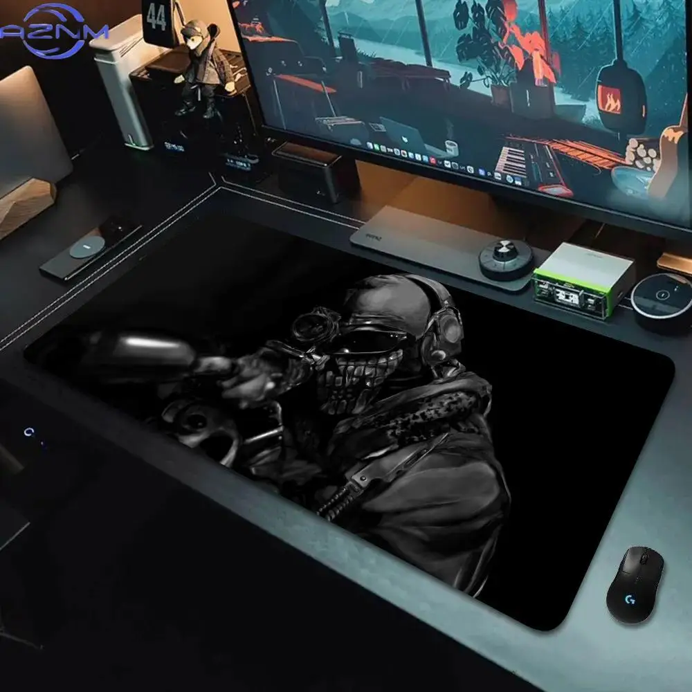 Tactical Soldier Design Mouse Pad Large Rubber Anti-slip PC Desk Accessories Mousepad for Office and Gamer Keyboard Decor Mat