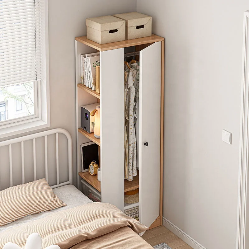 wardrobe home bedroom rental room with a small corner wardrobe simple assembly wardrobe storage cabinet