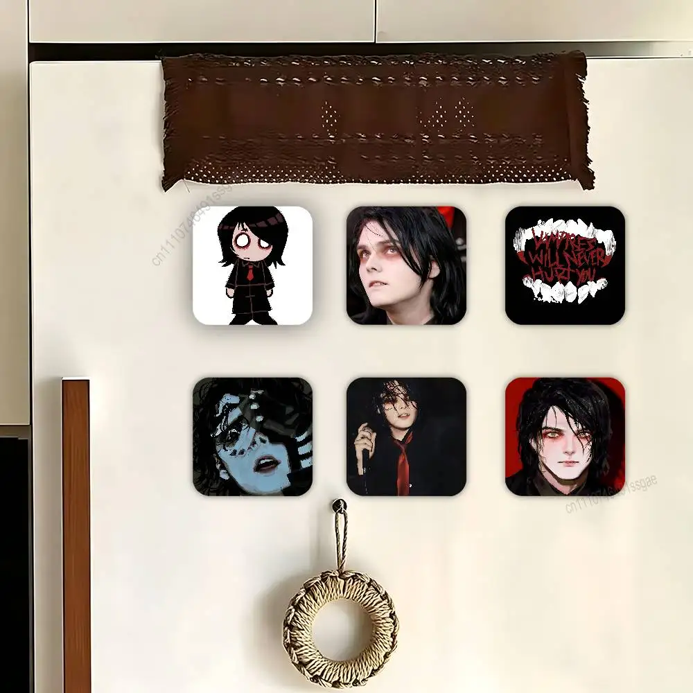 

My C-Chemical Romance Gee Way Square Decorative Fridge Magnets for Home Kitchen Office Whiteboard & Locker