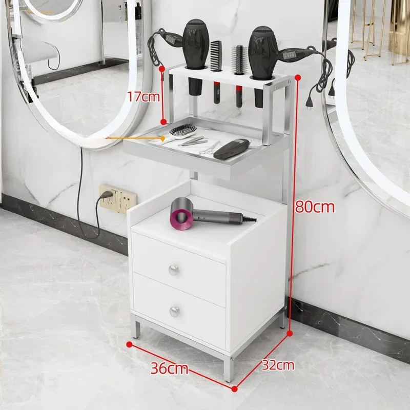 Trolley Opvouwbaar Laden Haargereedschap voor Saloncontainer Rollend Utility Meubilair Schoonheidsspecialiste Winkelwagen Cosmetische wielen Luxe