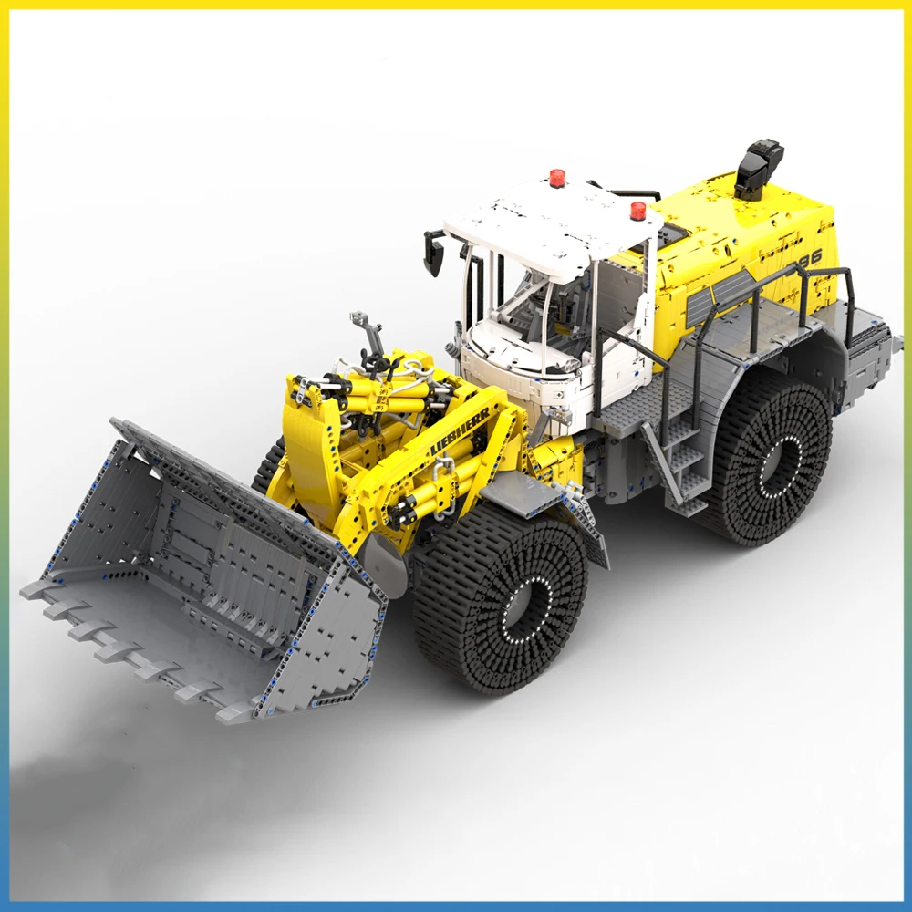 12135 шт. Moc Engineering RC Liebherr L586 колесный погрузчик технология DIY творческие идеи детские игрушки подарок строительные блоки MOC-49777
