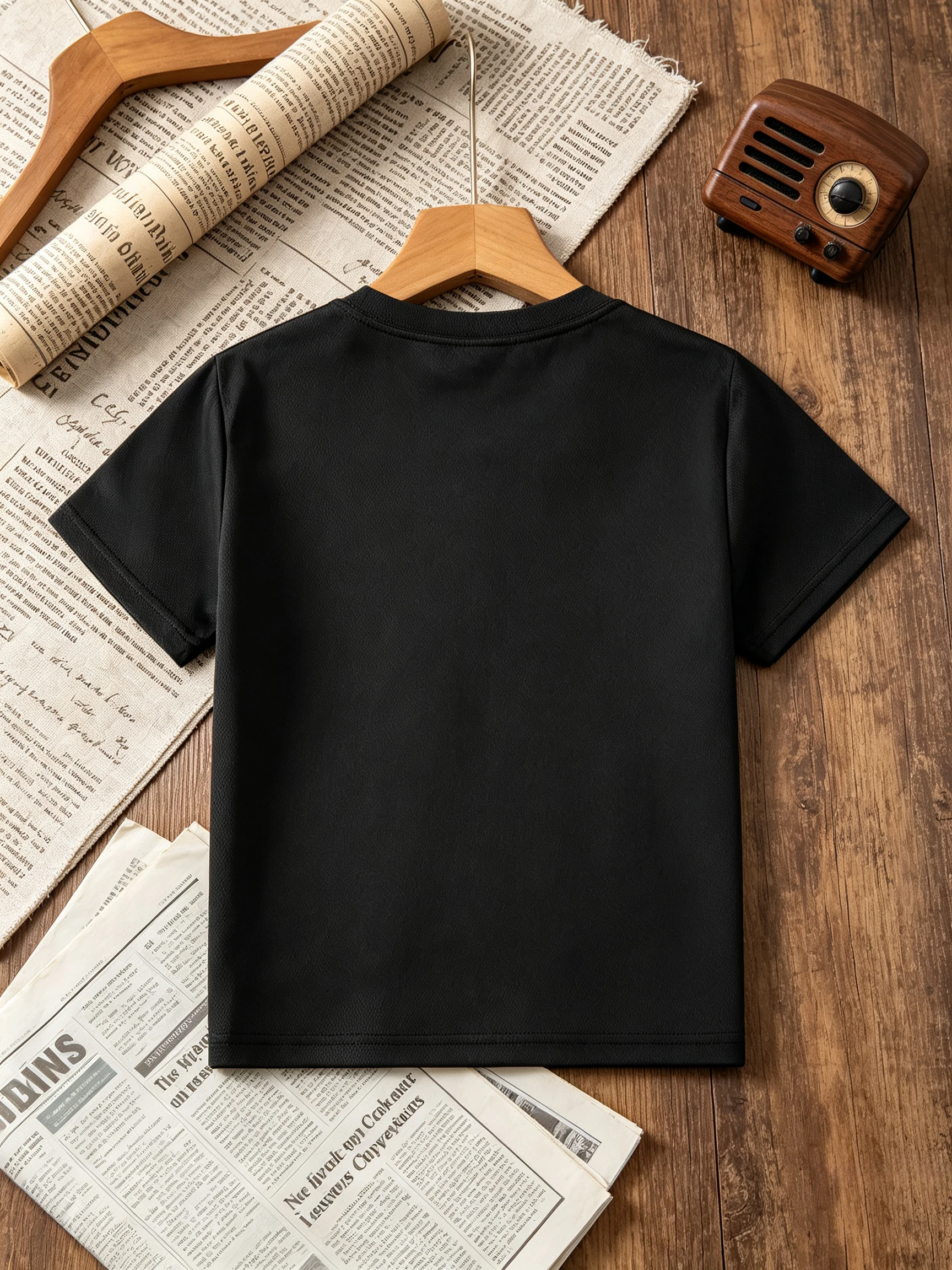 Summer Mesh Short-Sleeve T-Shirt for Boys – Solid Color, Comfortable Crew Neck; Stylish & Comfy, Trendy Top, Summer Essential –