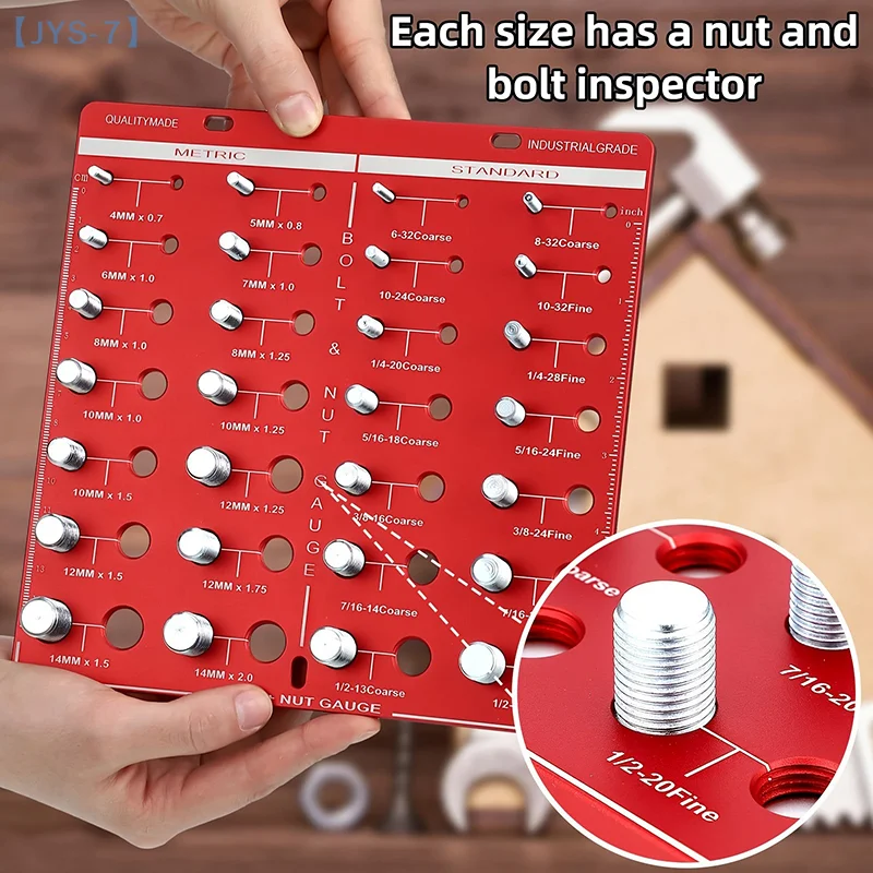 28 BitNut And Bolt Thread Checker Thread Size Checker Metric Size Bolt Size And Thread Gauge Thread Measuring Tools