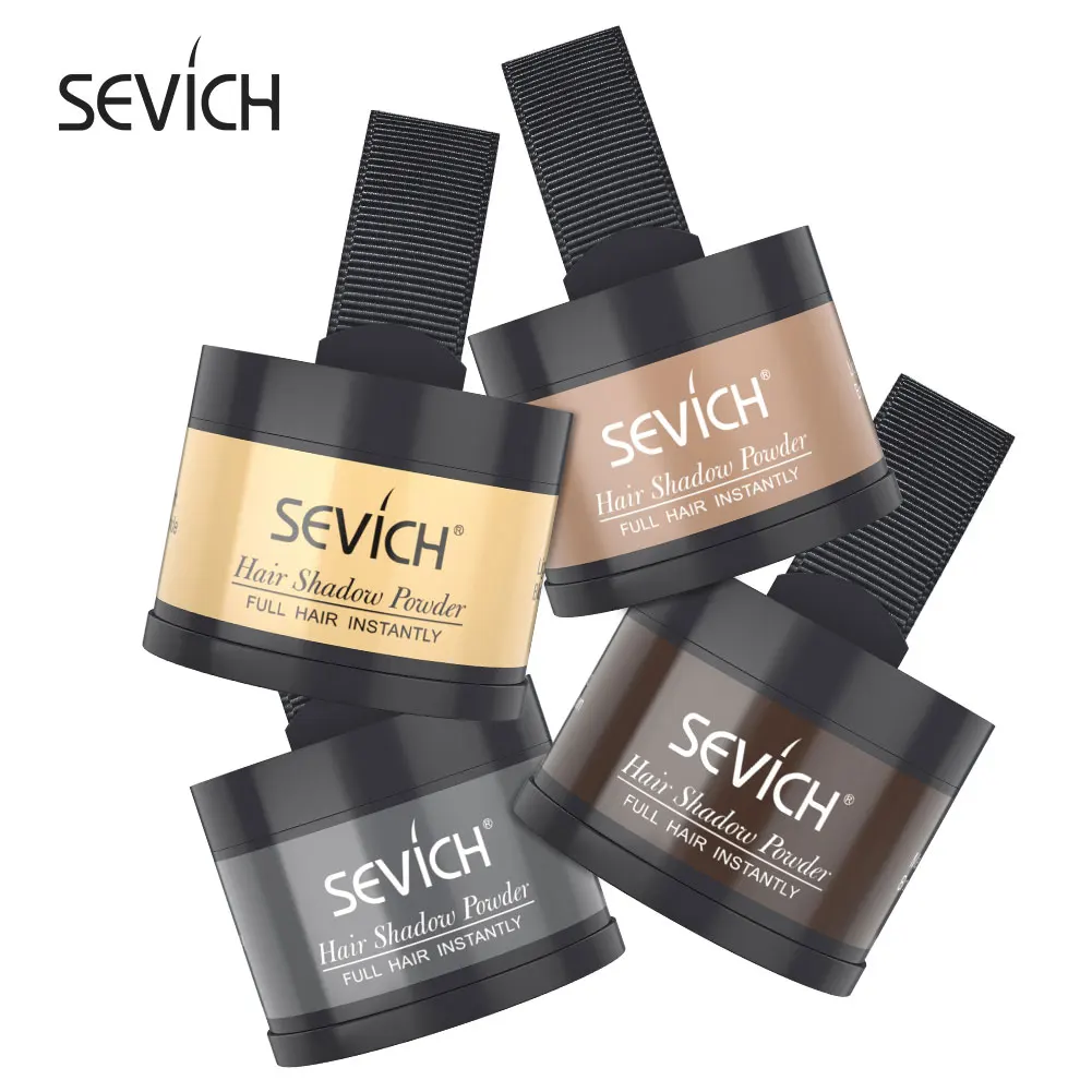 2023 Sevich hair powder Hairline Powder 4g Hairline Shadow Powder Makeup Hair Concealer Natural Cover Unisex Hair Loss  Product