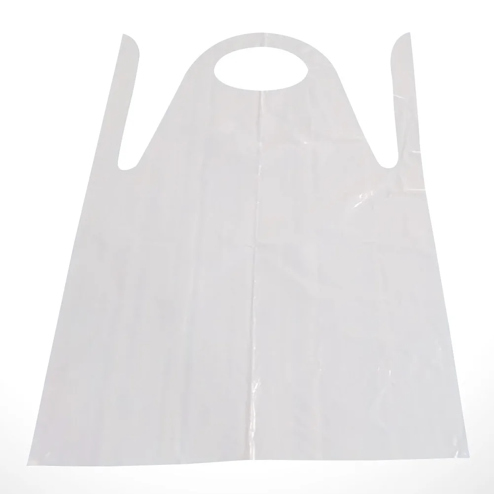 

20Pcs Disposable Plastic Aprons Waterproof for Picnics Cooking Easy to Use Portable Disposable Aprons