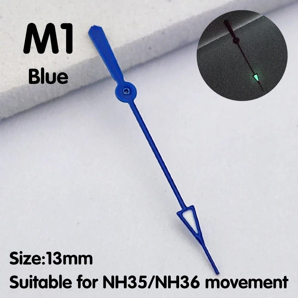 مشاهدة اليد الثانية 13 مللي متر أجزاء ساعة اليد استبدال أجزاء لساعة حركة NH35 NH36 اليد الثانية